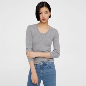 Theory Open Neck Regal Wool - Ivory